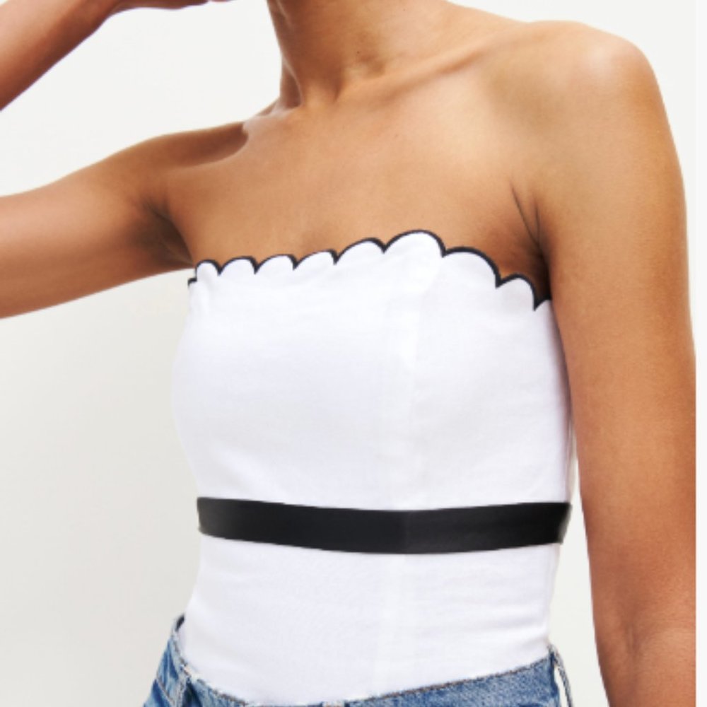 Reformation Evelyn Linen Top